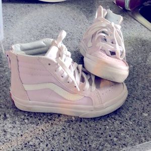Vans light purple hightops size 11